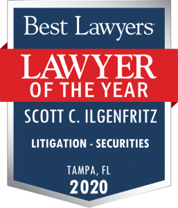Scott C. Ilgenfritz Best Lawyers Lawyer of the year Tampa FL 2020 award